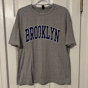 Gray Brooklyn Graphic T-Shirt, Size Small, Smoke Free Home